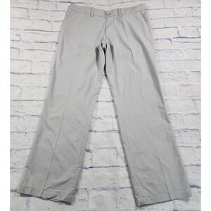 J Lindeberg MENS 32X30 Elof Regular Fit Light Poly Pants Gray Golf Preppy Casual